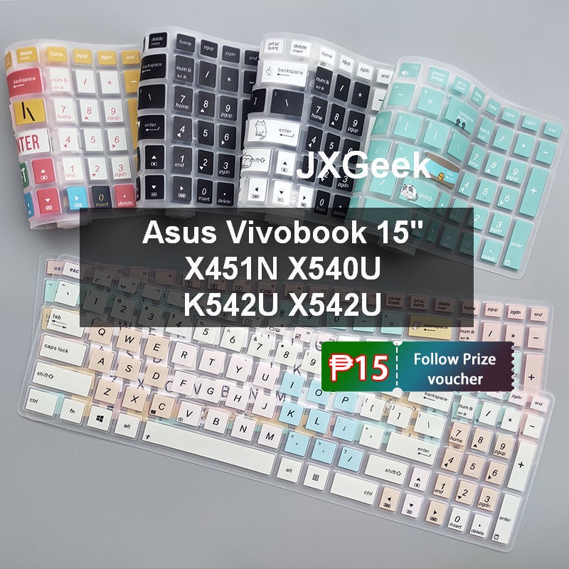 Asus คีย์บอร์ด Protector Cover Vivobook X541N X542U X540U X540M K542U A550L X541U X554L X541N A556U 