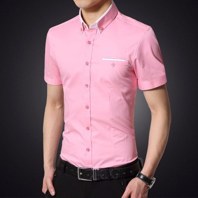 เสื้อเชิ้ตสีพื้น สไตล์เกาหลี