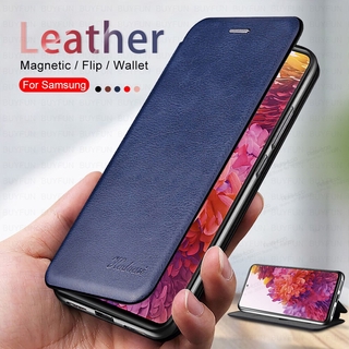 Ultra Thin Luxury Leather Magnetic Flip Case For Samsung Galaxy S20 FE S20 Plus S20FE s20+ note20 Note 20 Ultra Stand Wallet Phone Cover Casing