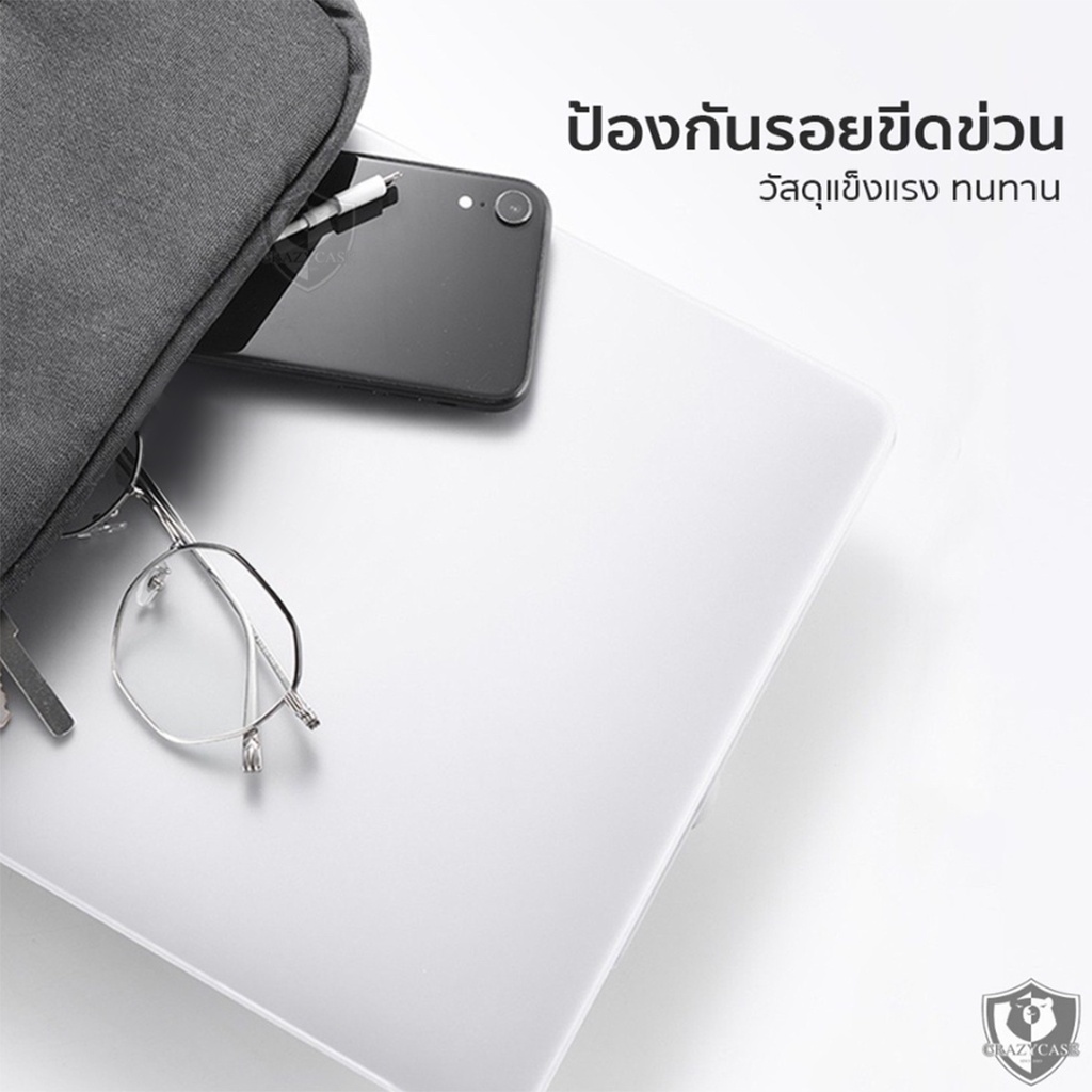 เคสใส สำหรับแมคบุ๊ก Set(เคส+แป้นพิมพ์+จุกใส) Air13/Pro13(M1/M2),Pro13Touch Bar 2016-2020 ,Pro14,Pro15,Pro16(M1/M2/M3)