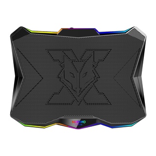 NUBWO NX-F1 Subzero Gaming Cooling Pad RGB BlackLight พัดลมโน๊ตบุ๊ค - (Black)