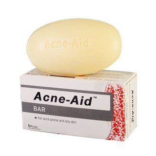 Acne-Aid Bar 100g สบู่ก้อนสำหรับผิวมัน เป็นสิวง่าย