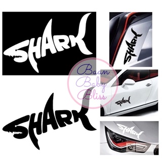 สติ๊กเกอร์ปลาฉลามติดรถ แต่งรถ แต่งหมวกกันน็อค สติ๊กเกอร์ Shark Sticker shark สติ๊กเกอร์ฉลาม ลายฉลาม ลายปลาฉลาม SHARK