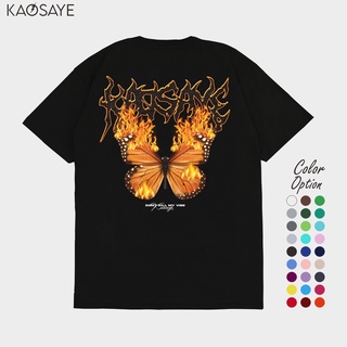 Kaosaye - เสื้อยืด ลายผีเสื้อ สําหรับผู้ชาย และผู้หญิง