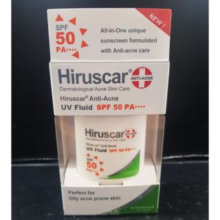 Hiruscar Anti-Acne UV Fluid SPF 50 ฮีรูสการ์ แอนตี้ แอคเน่ ยูวี ฟลูอิด