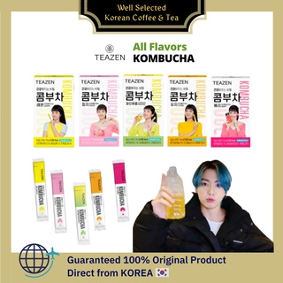 [TEAZEN] Kombucha รสทั้งหมด, เลม่อน, สับปะรด, ซิตรอน, เบอร์รี่, พีช, พรีไบโอติก, JKs PICK, Kombu, เกาหลี