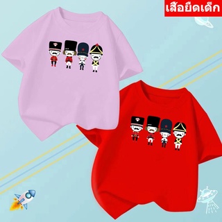 *K-2191-SHORT*เสื้อยืดเด็ก  เสื้อแขนสั้นเด็กลายการ์ตูน  / 3 สี