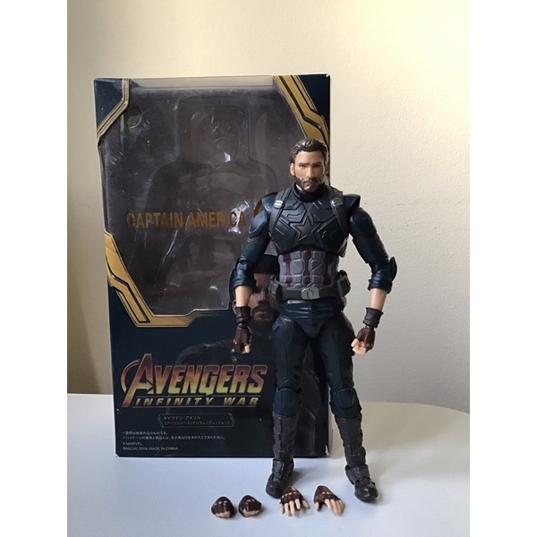SHF จีน ไม่ทีหอก Captain America avengers infinity war S.H.figuarts bandai action figure 1/12 marvel กัปตันอเมริกา