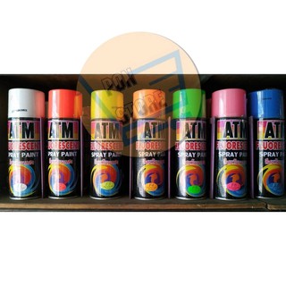 สีสเปรย์สะท้อนแสง ยี่ห้อATM ขนาด 270กรัม Fluorescent Spray Paint