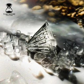 TIMEMORE ดริปเปอร์กาแฟ - Crystal Eye Glass Dripper (PC Holder)