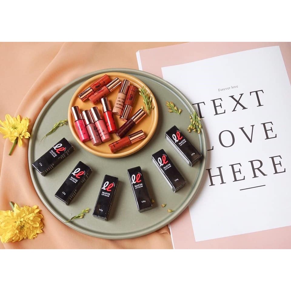💄lip lover พร้อมส่ง ลิปเเมทมินิของเเท้100%