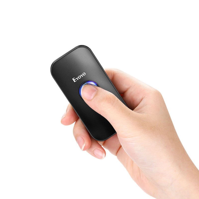Eyoyo Mini Bluetooth Barcode Scanner, 3-in-1 Bluetooth USB 2.4G Barcode Reader IOS, Android แท ็ บเล