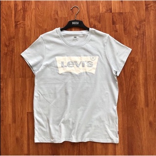 ⏸LEVIS WOMENS CLASSIC LOGO PERFECT TEE SHIRT เสื้อยืดคอกมแขนสั้น