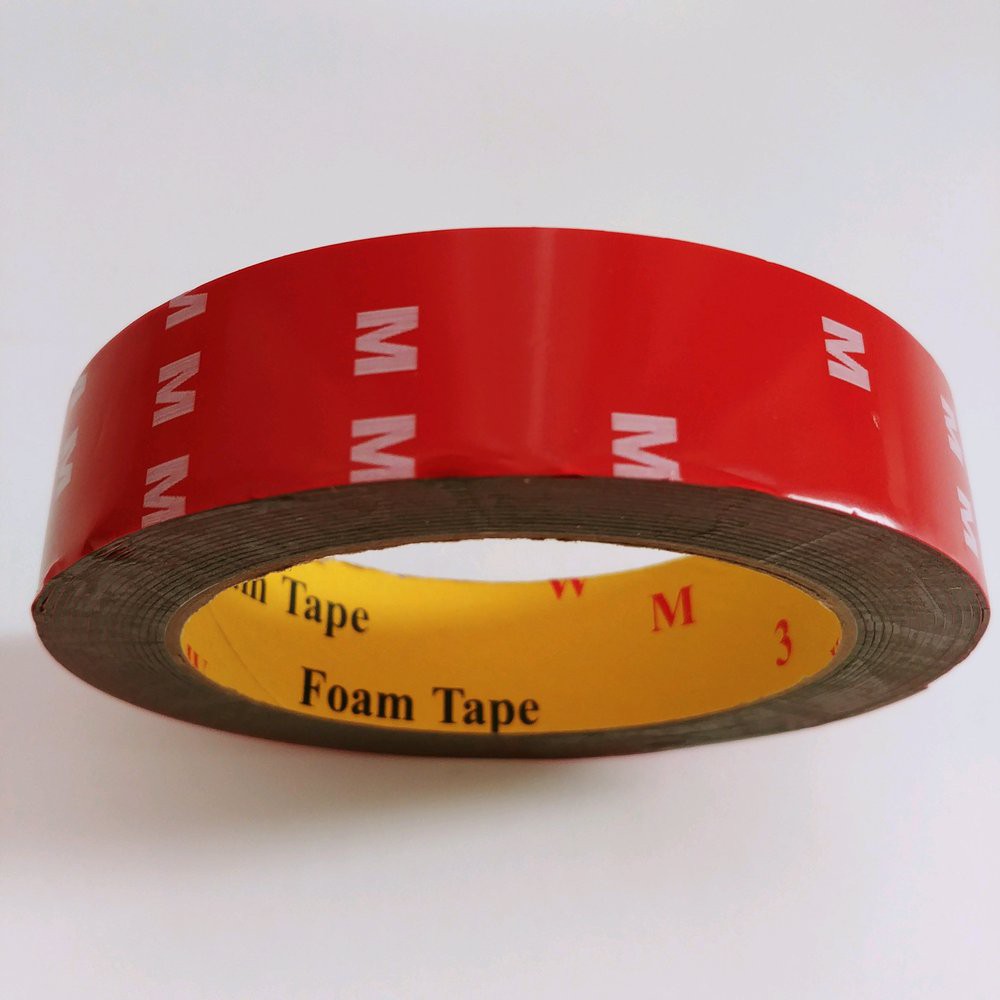 MERAH Double tape กาวปลายกลับและฟอร์ธยานยนต์ VARIATIONS CAR / HOME m3 RED หนา 2 CM ยาว 5 เมตร