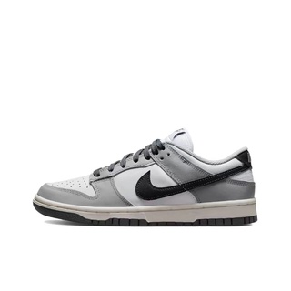 【พร้อมส่ง ของแท้ 100%】Nike Dunk Low WMNS “Light Smoke Grey” ผ้าใบ รองเท้าวิ่ง