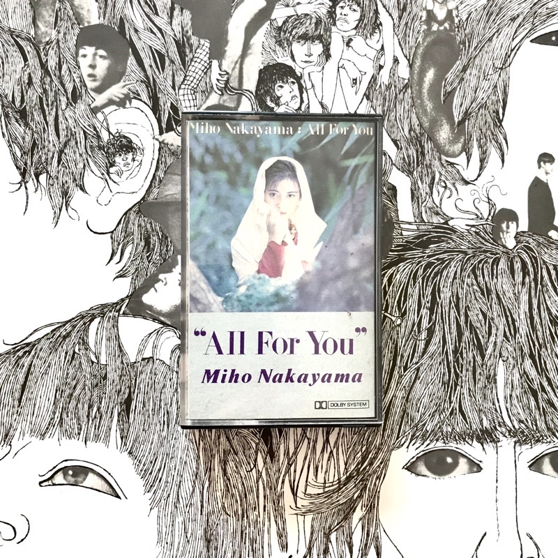 Tape Cassette เทปเพลง Miho Nakayama – All For You (1990) Pop