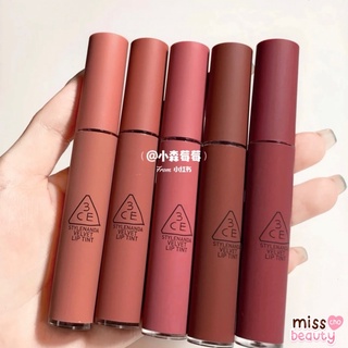 ของแท้/พร้อมส่ง🌷3CE VELVET LIP TINT ลิป3CEเนื้อกำมะหยี่