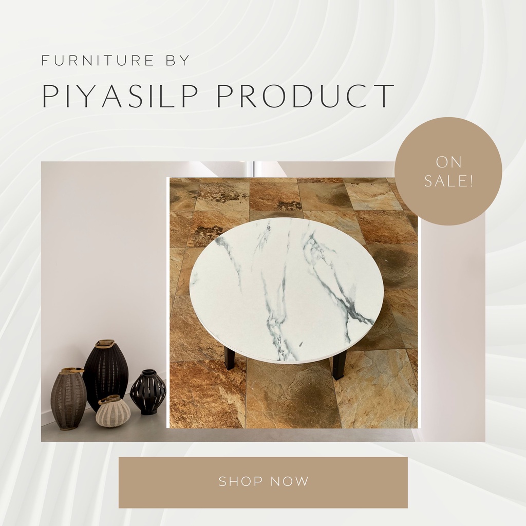 โต๊ะพับญี่ปุ่นทรงกลม ขนาด24นิ้ว ตกแต่งบ้านแบบมินิมอล เลือกลายได้ค่ะ - รูปที่ 3