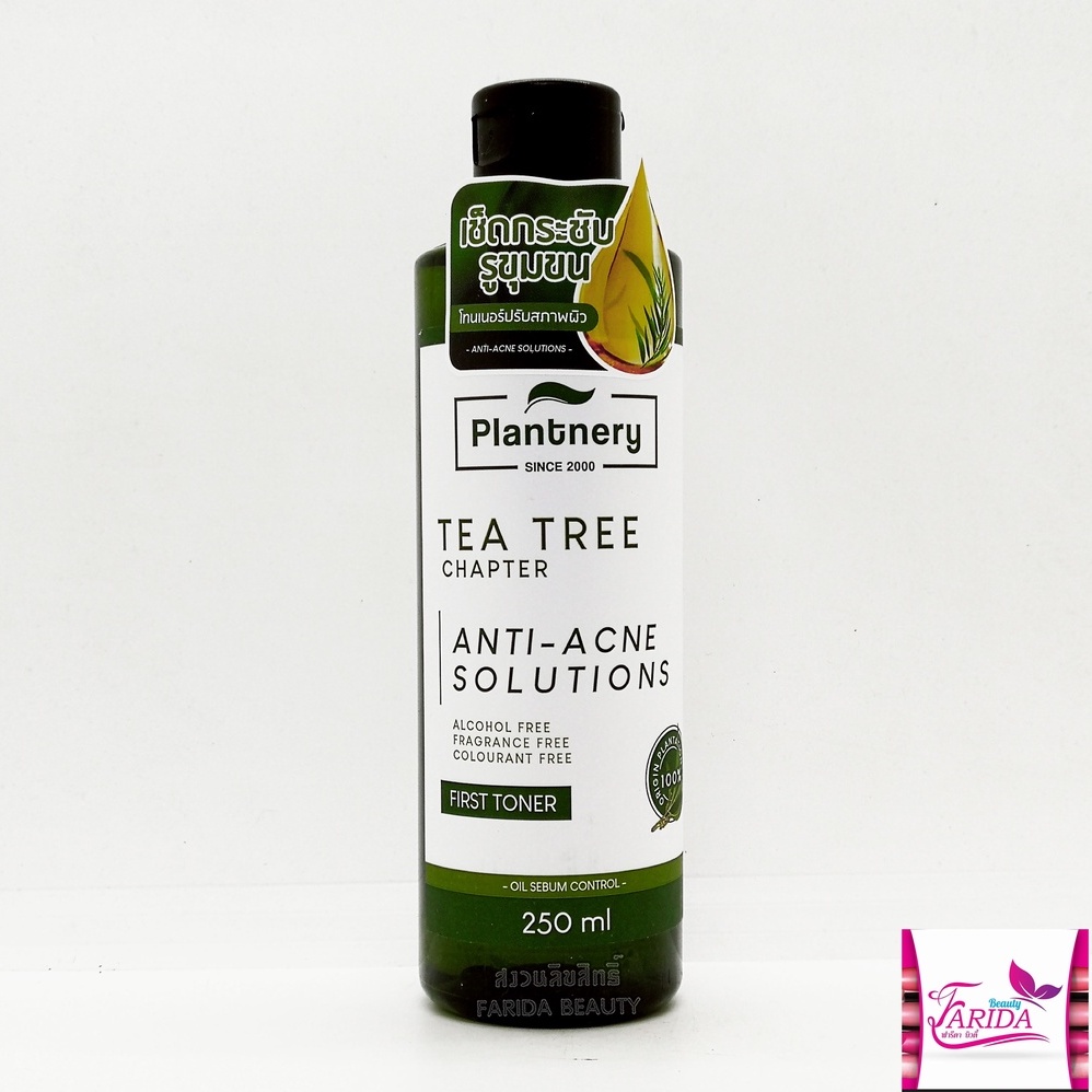 Plantnery Tea Tree First Toner 250ml แพลนท์เนอรี่ โทนเนอร์ ที ทรี ฉลากไทย