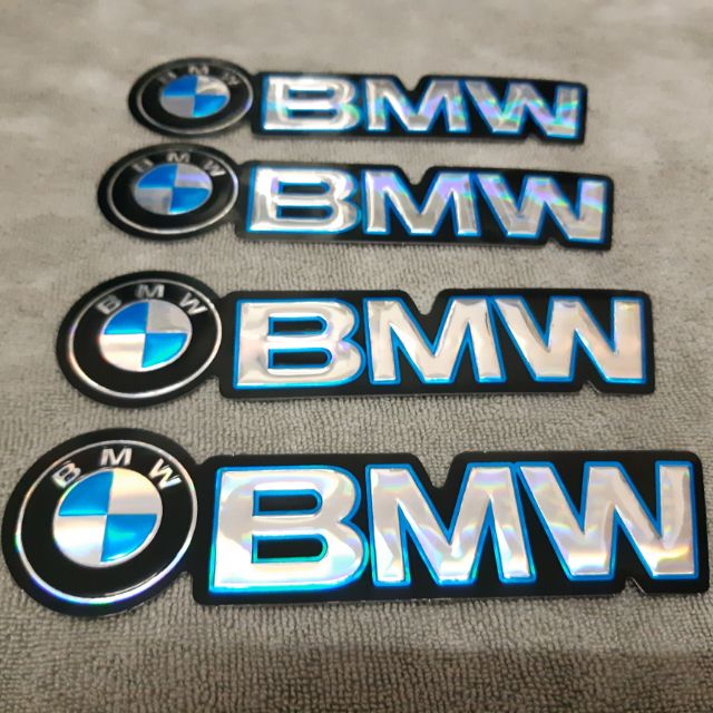 สติ๊กเกอร์โลโก้BMW สำหรับติดกุญแจรถBMW ติดง่าย กาวในตัว