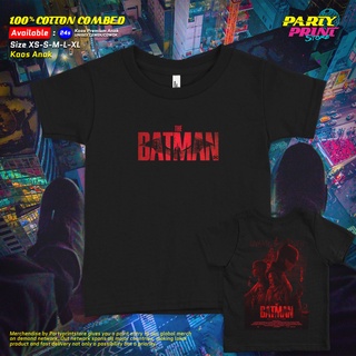 เสื้อยืด พิมพ์ลายโปสเตอร์ภาพยนตร์ The Batman 2 Premium 24s สําหรับเด็กผู้ชาย