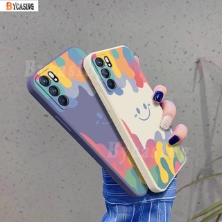 เคสโทรศัพท์ชนิดซิลิโคน Tpu แบบนิ่มลายไอศกรีมหลากสีหลากสีสําหรับ Oppo Reno 6Z A16 A53 2020 A54 A94 A15 A15S A93 A5 2020 A31 A37 A37F A59 F1S Reno 5 Reno 2F Reno 5F 4F A12 A92 A52 A3S A11K F9 F7