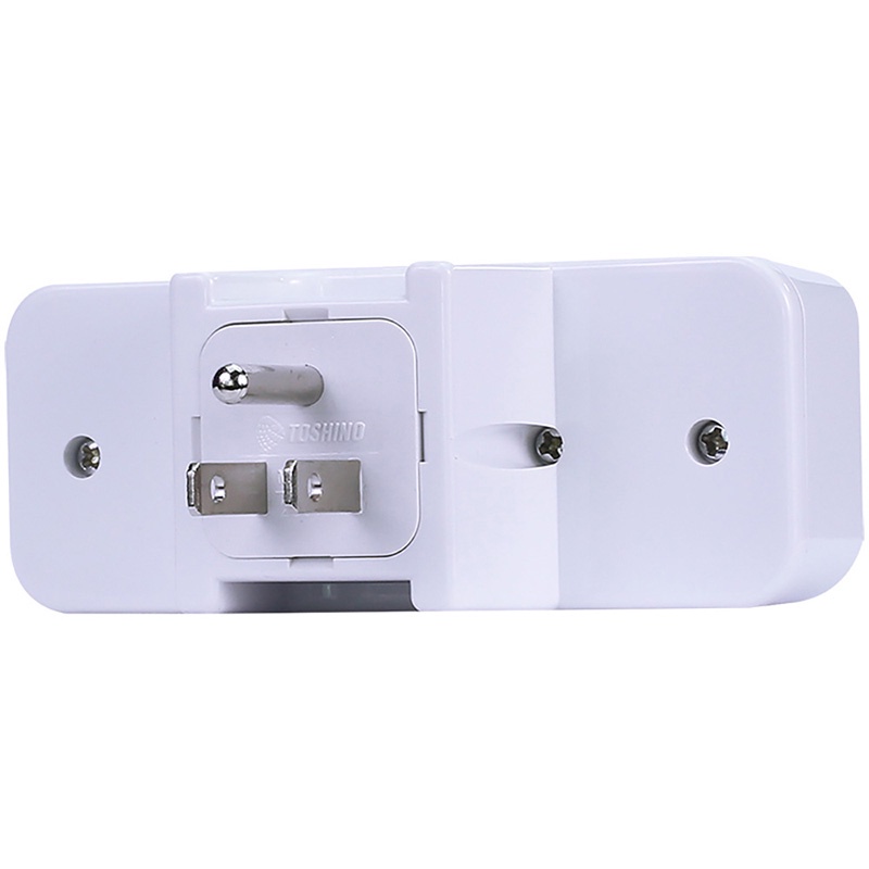 ปลั๊กแปลงขาแบน 3P มีขากราว ยี่ห้อ Toshino รุ่น TW2-B ขนาด 2 ช่อง 1สวิทซ์ รองรับไฟ 2000 วัตต์ - รูปที่ 3
