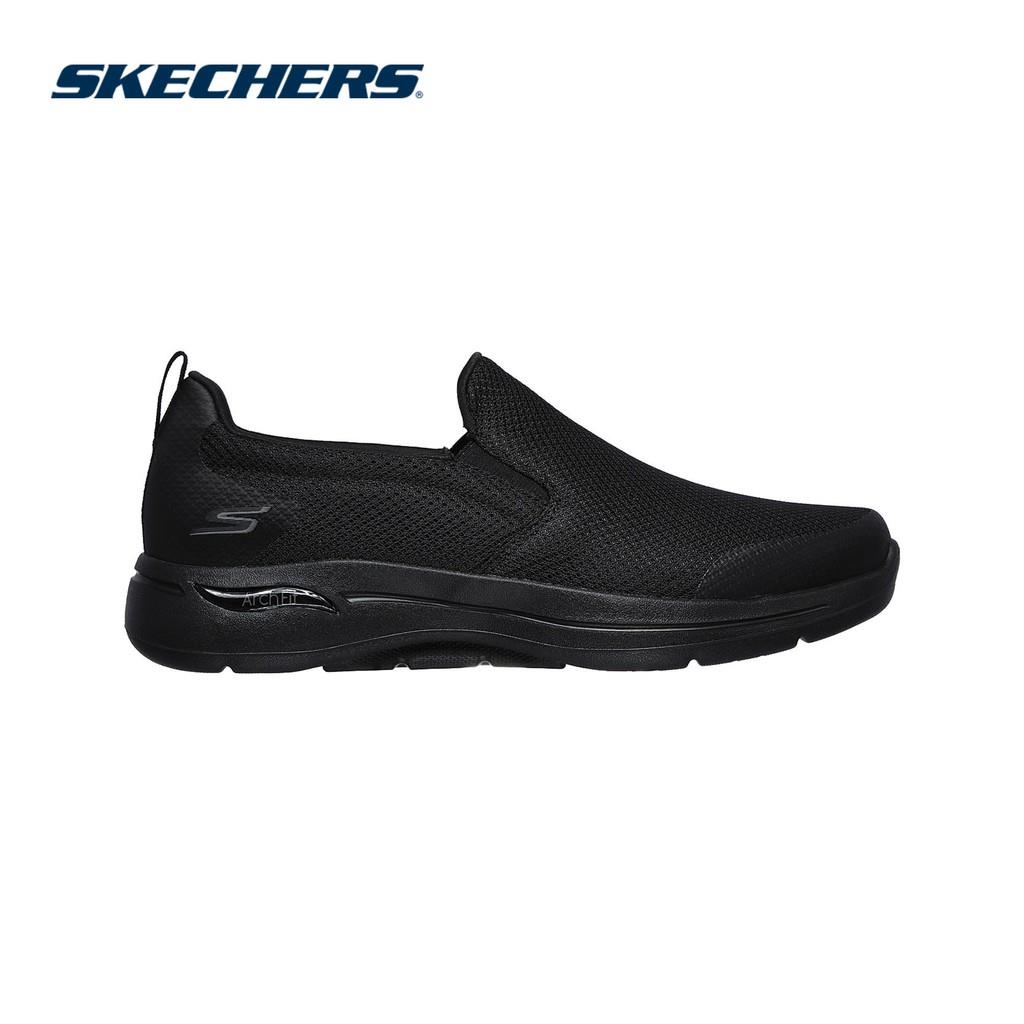 🊼Skechers สเก็ตเชอร์ส รองเท้า ผู้ชาย GOwalk Arch Fit Shoes - 216121-BBK