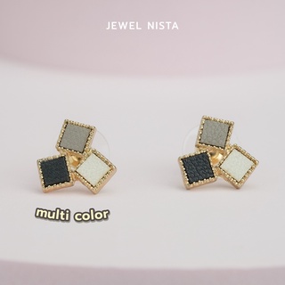 multi color earrings ต่างหู