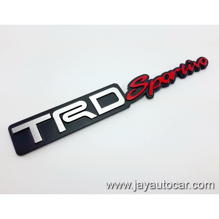 LOGO TOYOTA TRD SPORT อลูมิเนียม