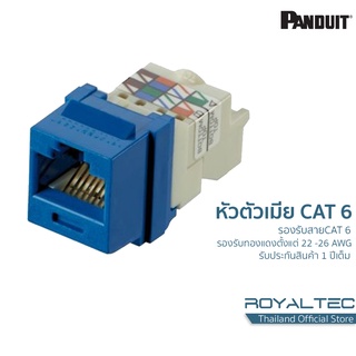 Panduit Netkey Modular Jack เต้ารับสายแลนตัวเมีย Cat6 Panduit