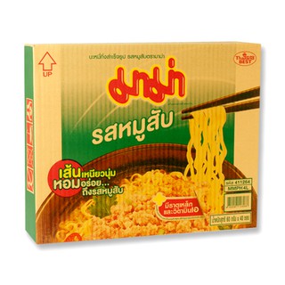 มาม่า บะหมี่กึ่งสำเร็จรูป รสหมูสับ 55 กรัม x 40 ห่อ Mama Instant Noodles Minced Pork Flavor 55g x 40 Packs