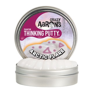 ดินน้ำมันวิทยาศาสตร์ Crazy Aaron s Thinking Putty รุ่นเปลี่ยนสีตามแสง UV Arctic Flare ขนาด 4 นิ้ว มาพร้อมไฟฉาย UV