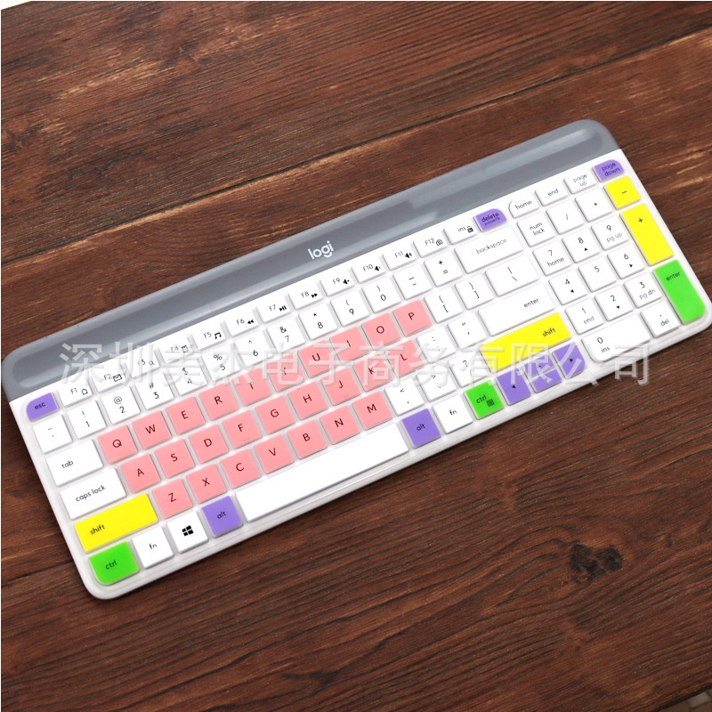 แผ่นซิลิโคนคีย์บอร์ดกันฝุ่นกันฝุ่นสําหรับ Logitech Mk470 K580 Mk 470