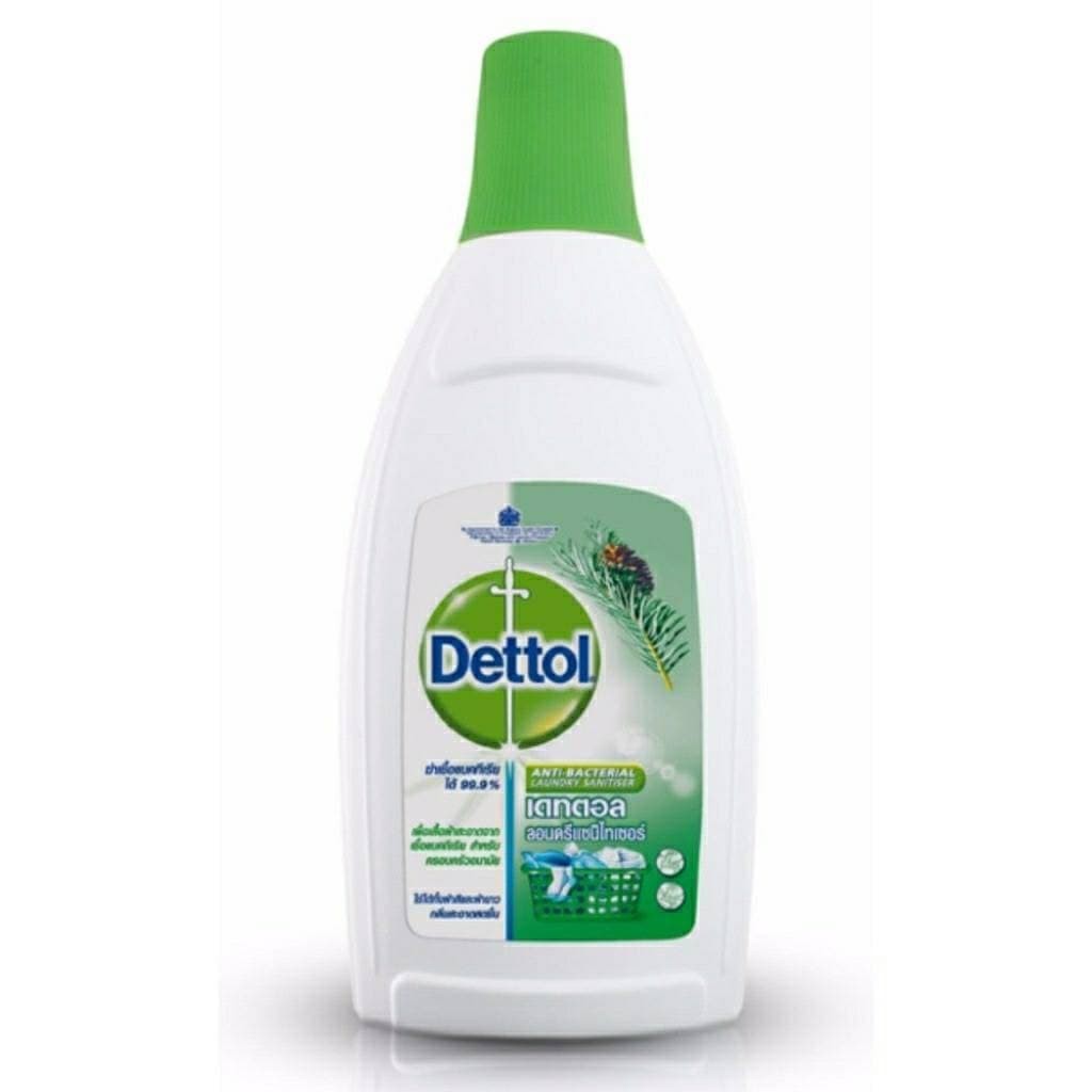 เดทตอล ลอนดรี แซนิไทเซอร์ cleaning Dettol เดทตอลลอนดรีน้ำยาซักผ้าสูตรฆ่าเชื้อโรค 750 ml. 1ขวด