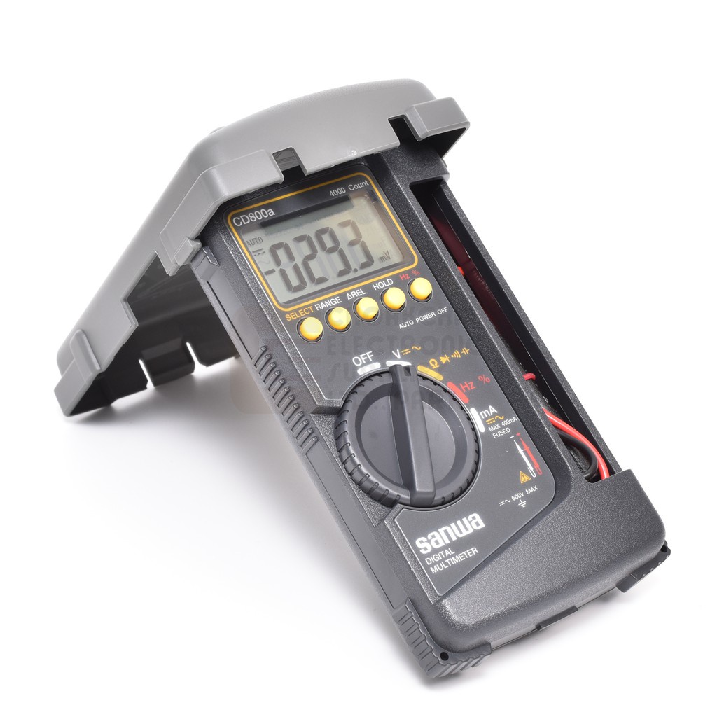 Sanwa ดิจิตอล มัลติมิเตอร์ รุ่น Cd800a ฟรี แหนบสแตนเลส 1ชิ้น Digital Multimeter Chgyufb55 6562