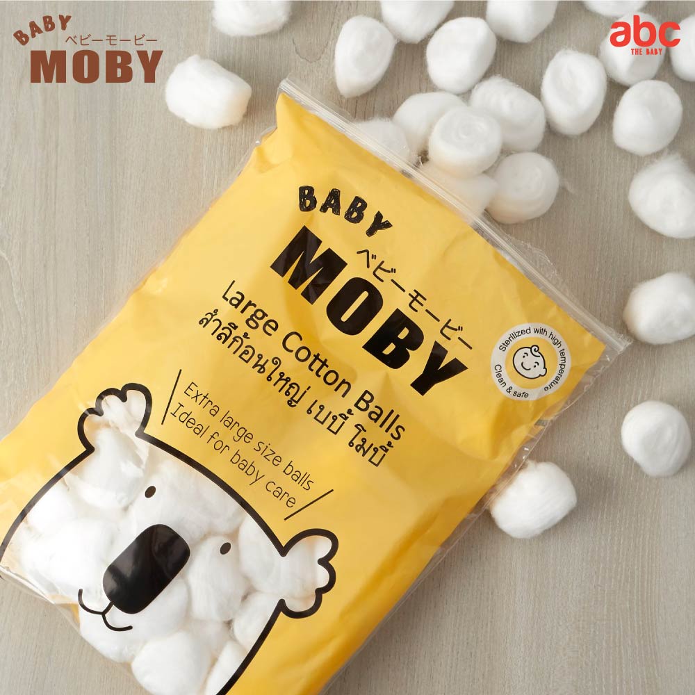 Baby Moby 特大サイズ丸型コットン Large Cotton Balls（100g x 3袋）ベビー用品 画像7