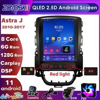 Tesla อุปกรณ์เสริมZOYOSKII Android OS 11 Vertical Tesla Radio Car GS Multimedia Screen Navigation for Oel Astra J Vauxha