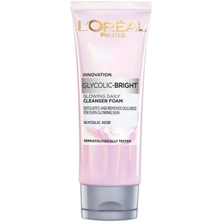 Loreal Paris Glycolic Bright Glowing Daily Cleanser Foam 100 ml