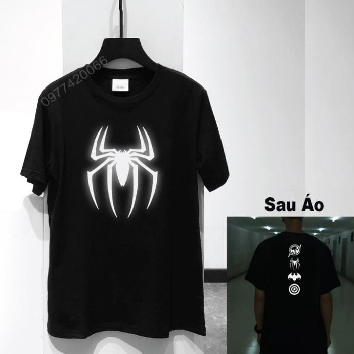 HOT- เสื้อ Marvel Spider Man สะท้อนแสง - เสื้อ Marvel Spider Man ซูเปอร์ฮีโร่ - รุ่นเสื้อ HOT