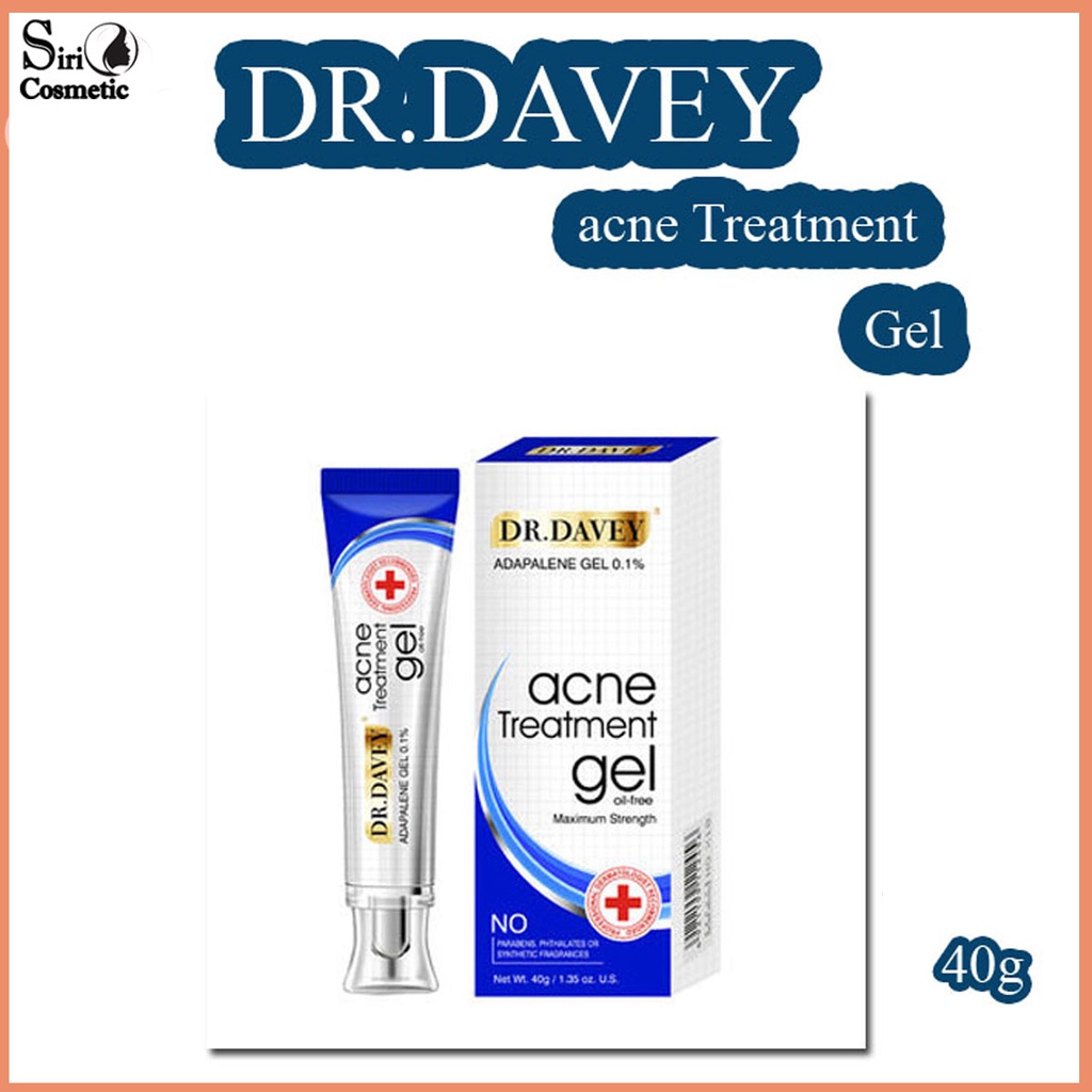 DR.DAVEY acne treatment gel 40g.ครีมลดรอยแผลเป็น