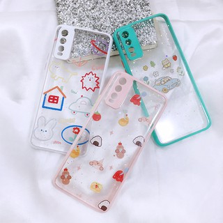 Case Vivo  เคสใสกากเพชร เคสขอบสี เคสแฟชั่น เคสสวย เคสมือถือ เคสหวาน เคสพิมพ์ลาย เคสมินิมอล