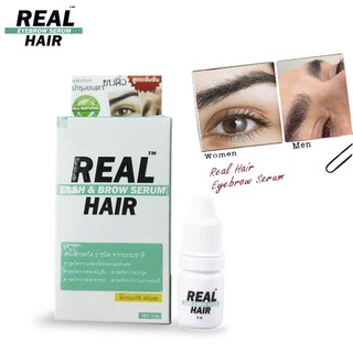 REAL HAIR Beard Growth Serum 3ml. เซรั่มสูตรเข้มข้น หนวด คิ้ว หนาดกดำ ไม่หลุดร่วง สารสกัดเข้มข้น จากแพทย์ในสหรัฐอเมริกา