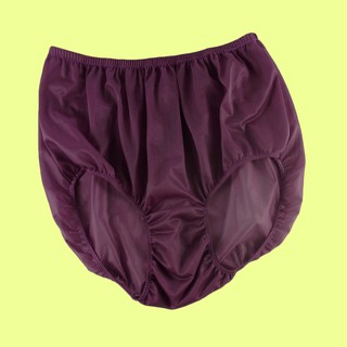 Red-Violet High Waist Briefs Panties Silky Soft Nylon Panty Men Underwear Women Knickers Fashion Lingerie