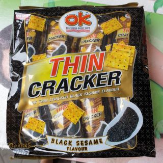 OK THIN CRACKER แครกเกอร์ รสงาดำ 256 G