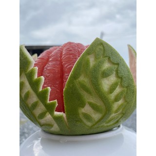 ราคา(pomelo fruit) ส้มโอทับทิมสยาม ไซร้ 1.2ก.ก(ส้มตลาด)
