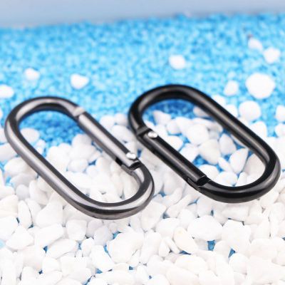 (1 ชิ้น) ห่วงเอนกประสงค์ 2.3*51mm 8 type Carabiner Camping Equipment Backpack Buckle