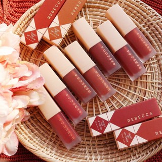 ของแท้/พร้อมส่ง Rebecca Velvet Mousse Tint Lip รีเบคก้า เวลเวท ทินท์ ลิป คัลเลอร์