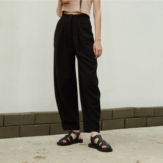 coworker - relaxed-fit trousers (PL.TS.03) กางเกงเอสสูงทรงใหญ่