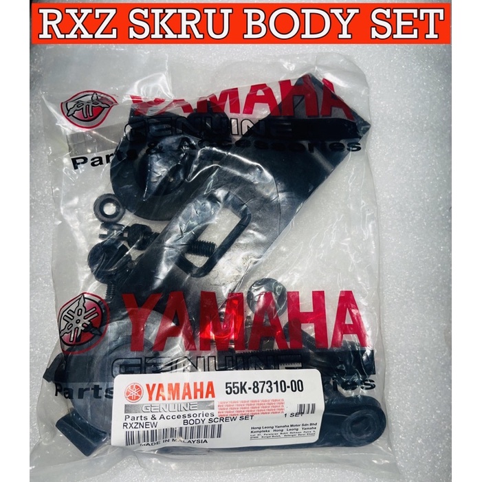 YAMAHA RXZ CATALYZER BODY RUBBER SET SCREW GETAH BODY FULL SET SCREW